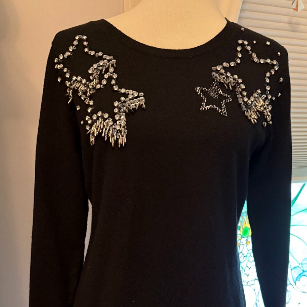 Star Bling Pullover Sweater
